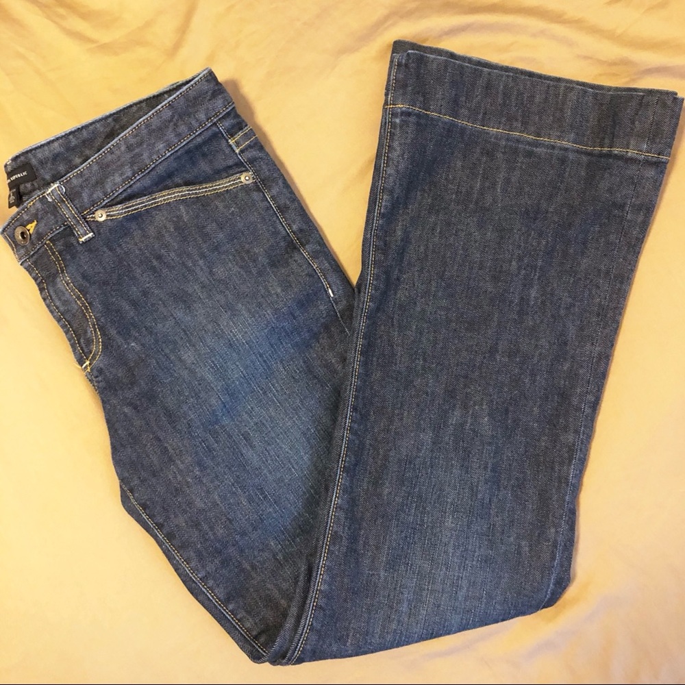 Banana Republic boot cut dark wash jeans